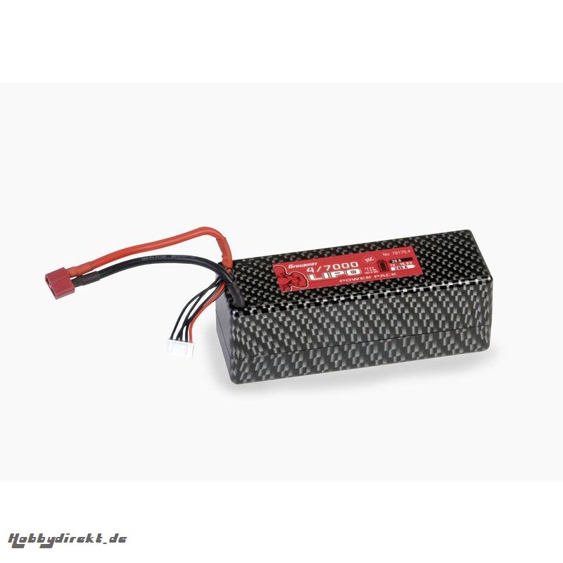 Power Pack Car LiPo4/7000 14,8V 35/70C Graupner 78170.4